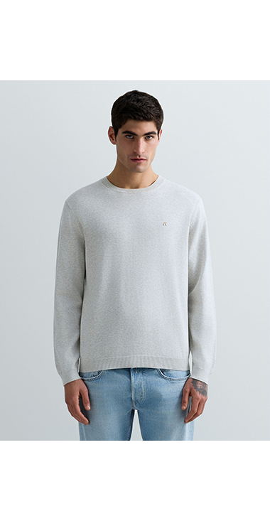 コットンクルーネックロングスリーブセーター｜REPLAY リプレイ公式